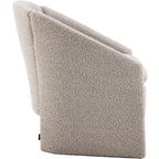Ami - Fauteuil Arrondi en Tissu Bouclé - Taupe
