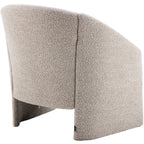 Ami - Fauteuil Arrondi en Tissu Bouclé - Taupe