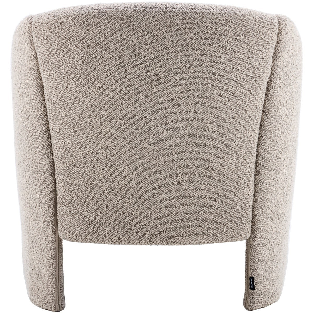 Ami - Fauteuil Arrondi en Tissu Bouclé - Taupe