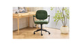 Ann - Fauteuil de Bureau Pivotant et Réglable en Hauteur en Tissu Bouclé - Vert