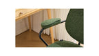 Ann - Fauteuil de Bureau Pivotant et Réglable en Hauteur en Tissu Bouclé - Vert