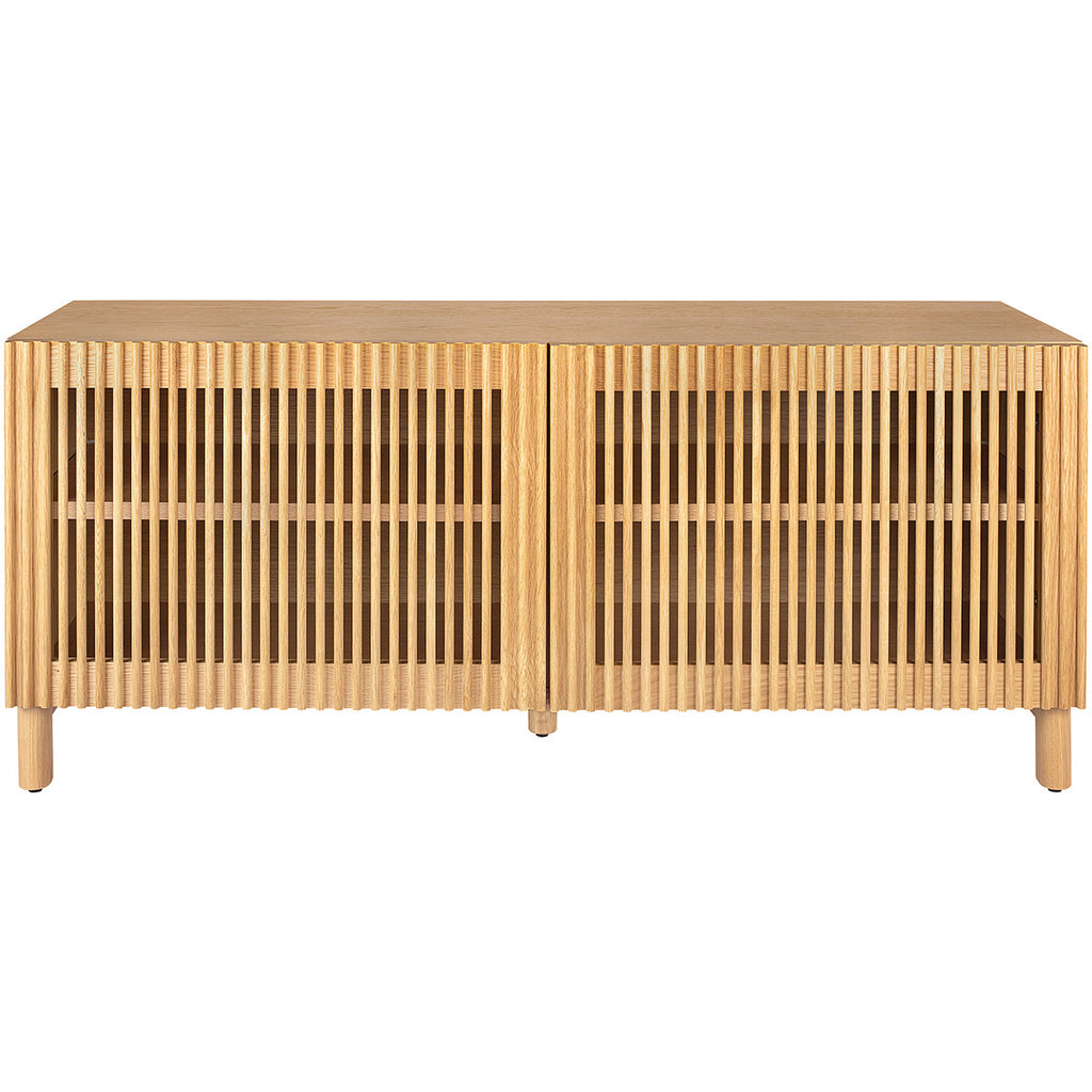Umea - Buffet 2 Portes Bois/Frêne 120 cm - Bois