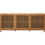 Umea - Buffet 3 Portes Bois/Frêne 160 cm - Bois
