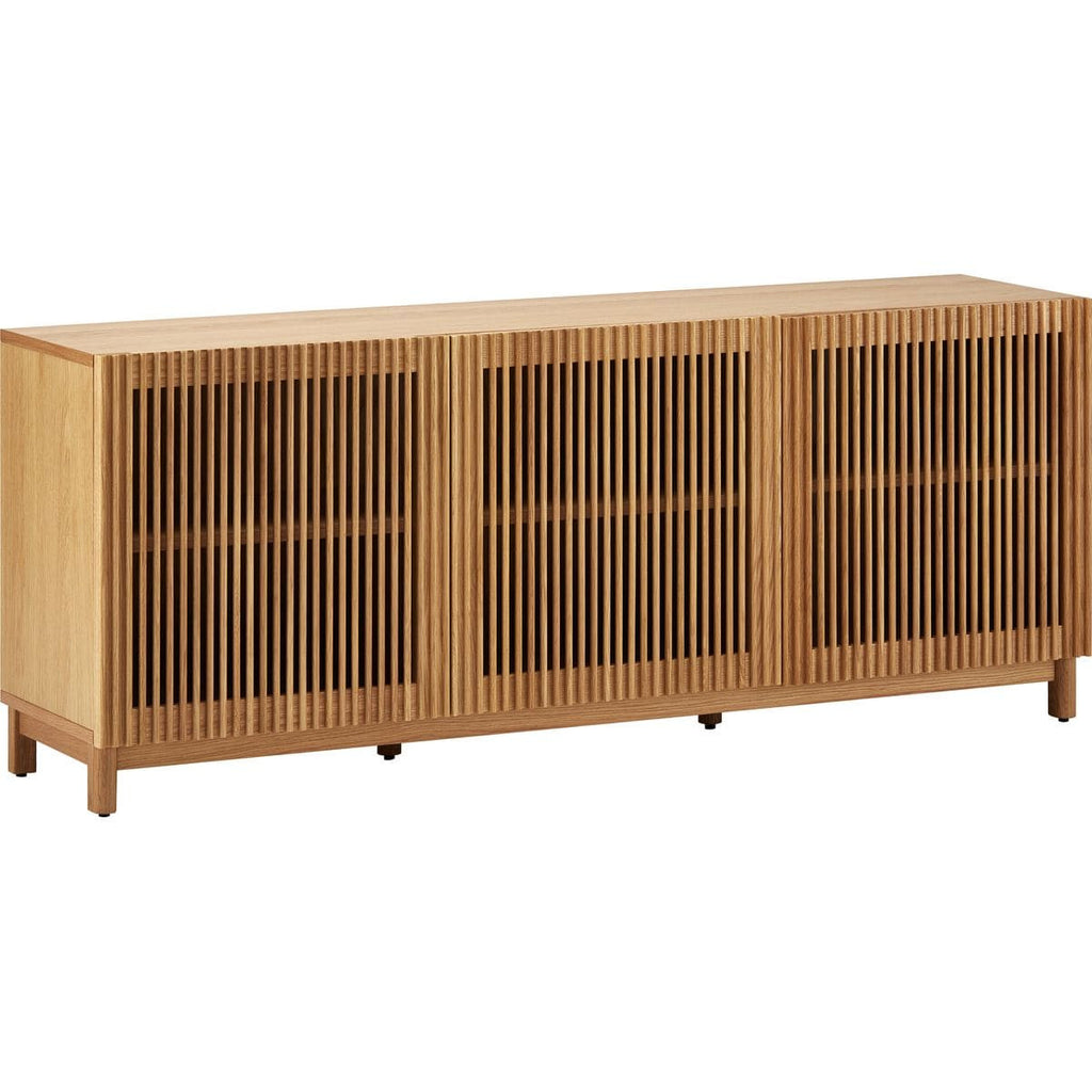 Umea - Buffet 3 Portes Bois/Frêne 160 cm - Bois