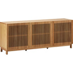 Umea - Buffet 3 Portes Bois/Frêne 160 cm - Bois