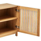 Umea - Buffet 3 Portes Bois/Frêne 160 cm - Bois