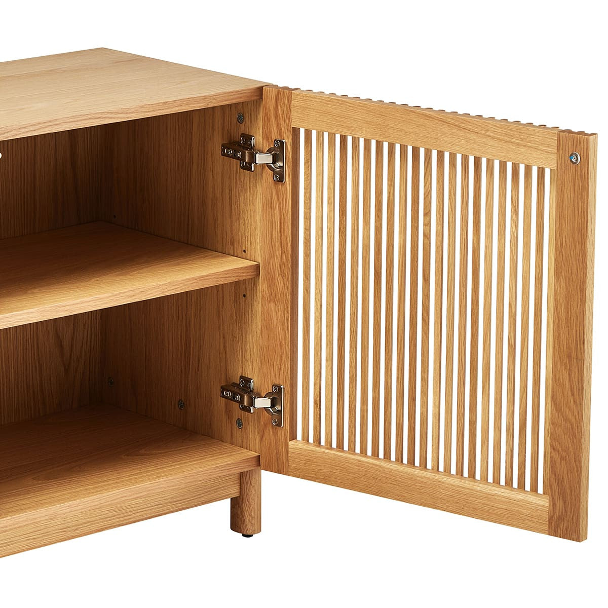 Umea - Buffet 3 Portes Bois/Frêne 160 cm - Bois
