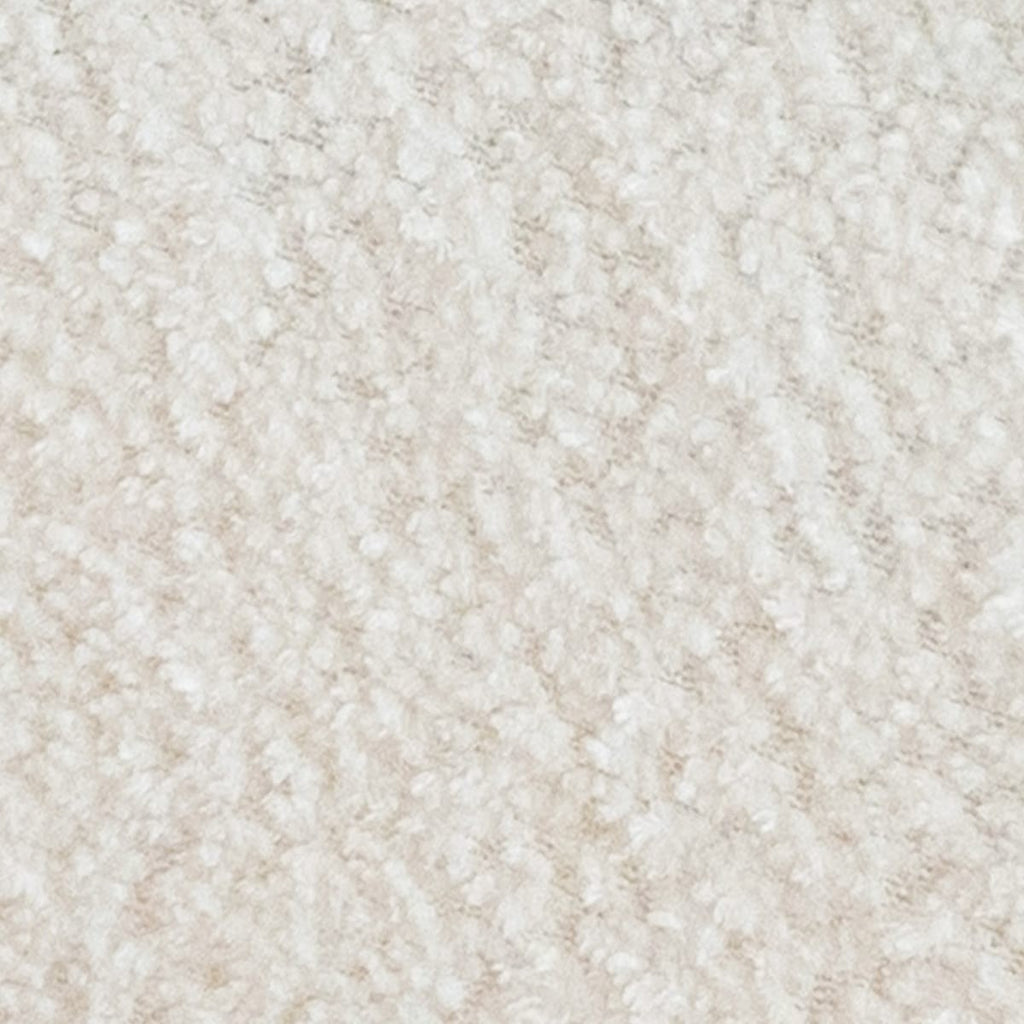 Ester - Fauteuil en Tissu Bouclette Écru - Beige