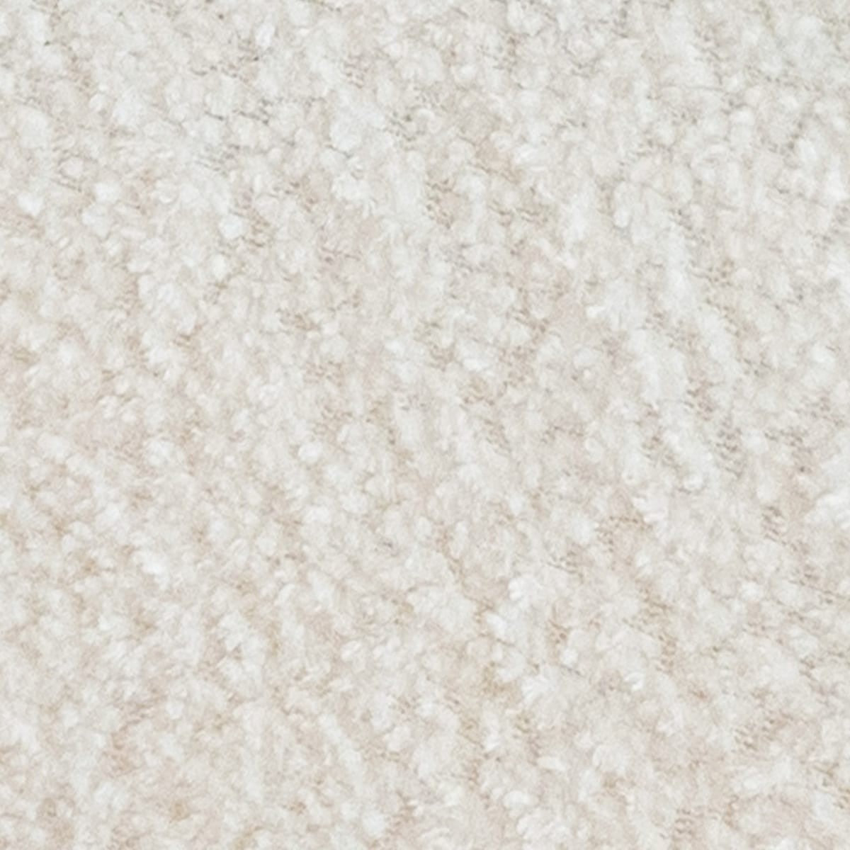Ester - Fauteuil en Tissu Bouclette Écru - Beige