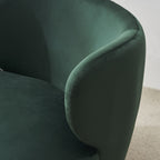 Ester - Sillón - Terciopelo - Verde caqui