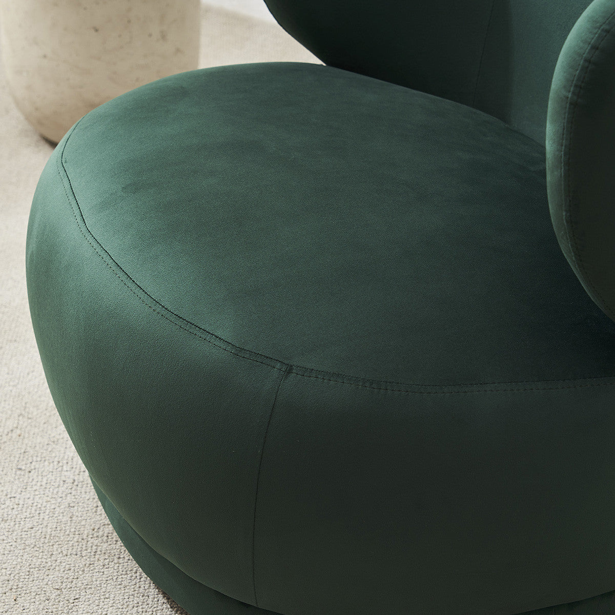 Ester - Sillón - Terciopelo - Verde caqui