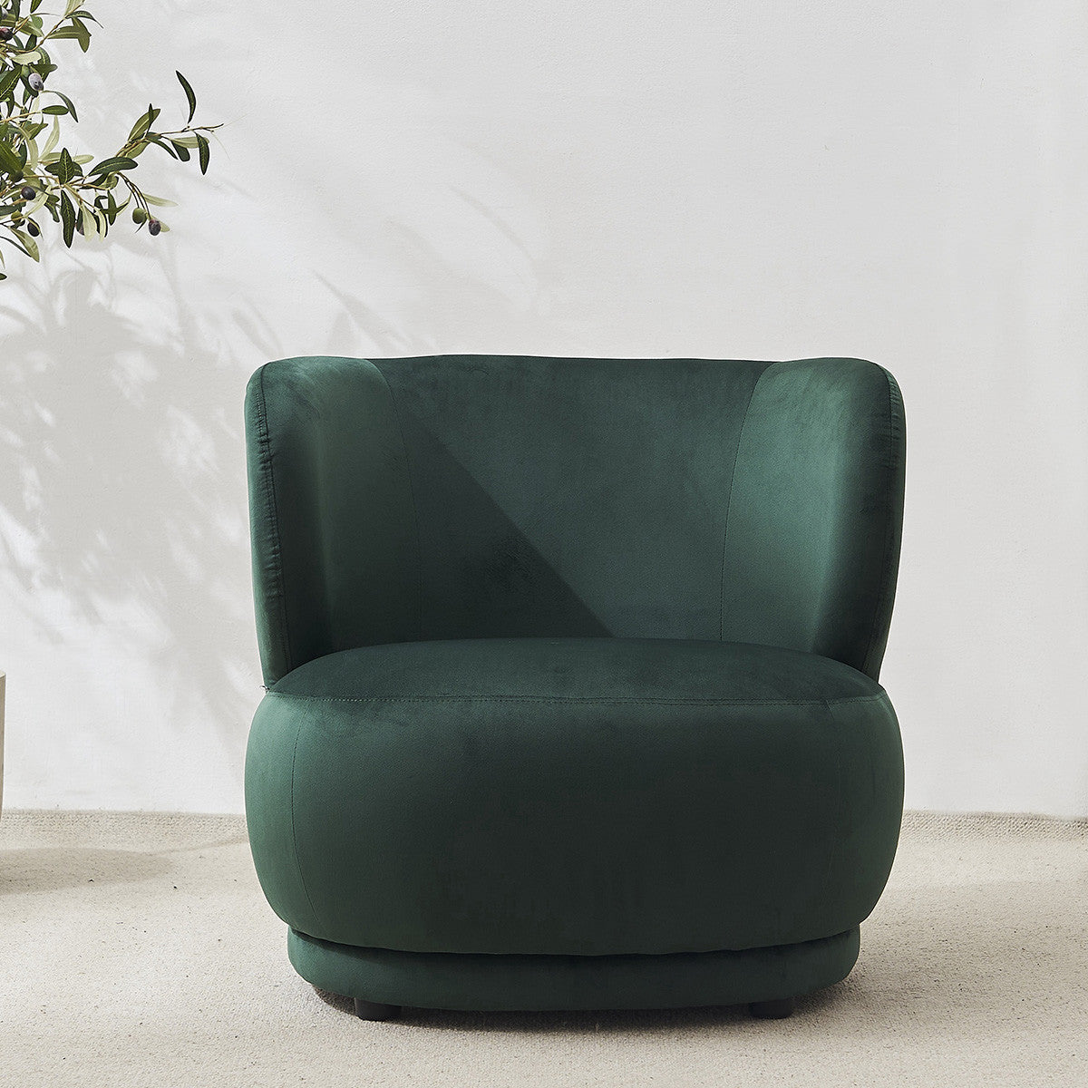 Ester - Sillón - Terciopelo - Verde caqui