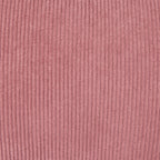 Julia - Fauteuil Pivotant en Velours Côtelé et Piètement Chromé - Rose