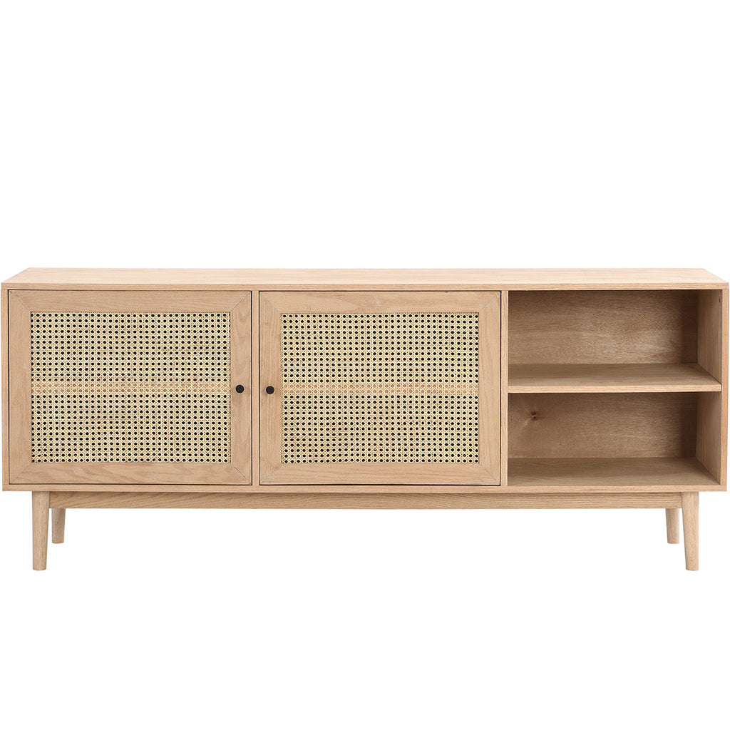 Eden - Buffet - Cannage Et Placage Chêne - Bois