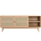 Eden - Buffet - Cannage Et Placage Chêne - Bois