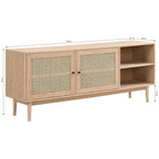 Eden - Buffet - Cannage Et Placage Chêne - Bois