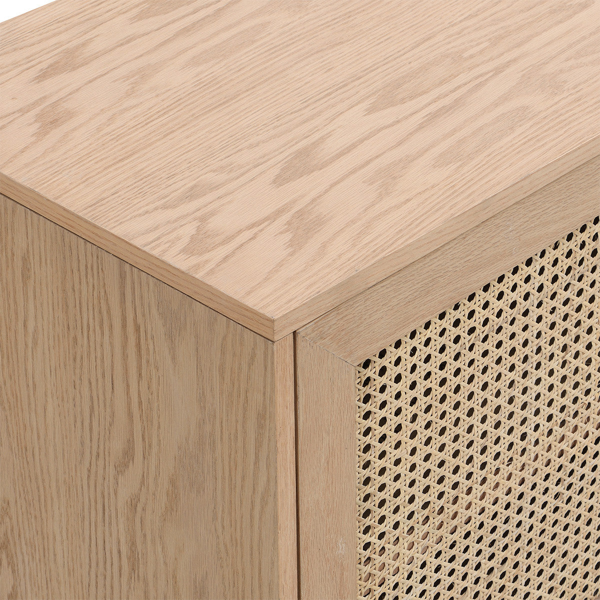 Eden - Buffet - Cannage Et Placage Chêne - Bois