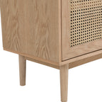 Eden - Buffet - Cannage Et Placage Chêne - Bois