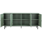 Luma - Buffet 4 Portes Cannage 180 cm - Vert