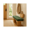 Mahe - Banc en Velours Côtelé - Vert Kaki
