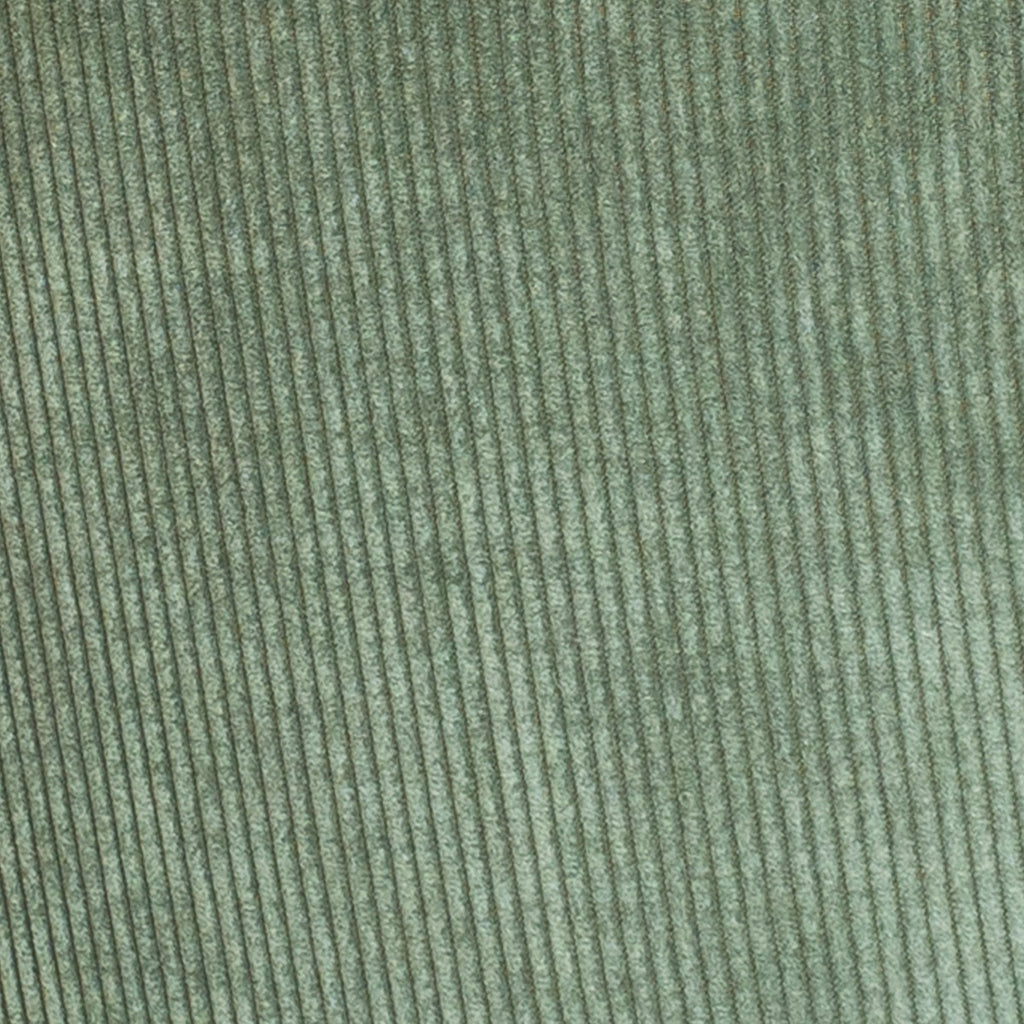 Frida - Lit Adulte 140x190 cm avec Tête de Lit Matelassée en Velours Côtelé - Vert Kaki