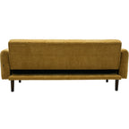 Pavia - Canapé Convertible 3 Places en Tissu Chenille - Bronze