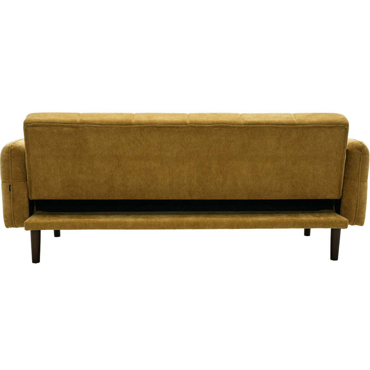 Pavia - Canapé Convertible 3 Places en Tissu Chenille - Bronze