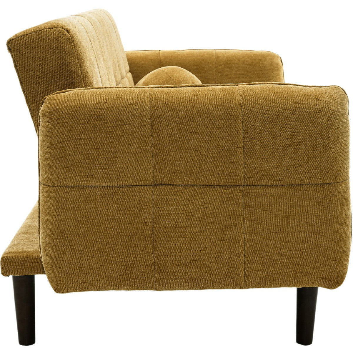 Pavia - Canapé Convertible 3 Places en Tissu Chenille - Bronze