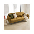 Pavia - Canapé Convertible 3 Places en Tissu Chenille - Bronze