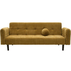 Pavia - Canapé Convertible 3 Places en Tissu Chenille - Bronze