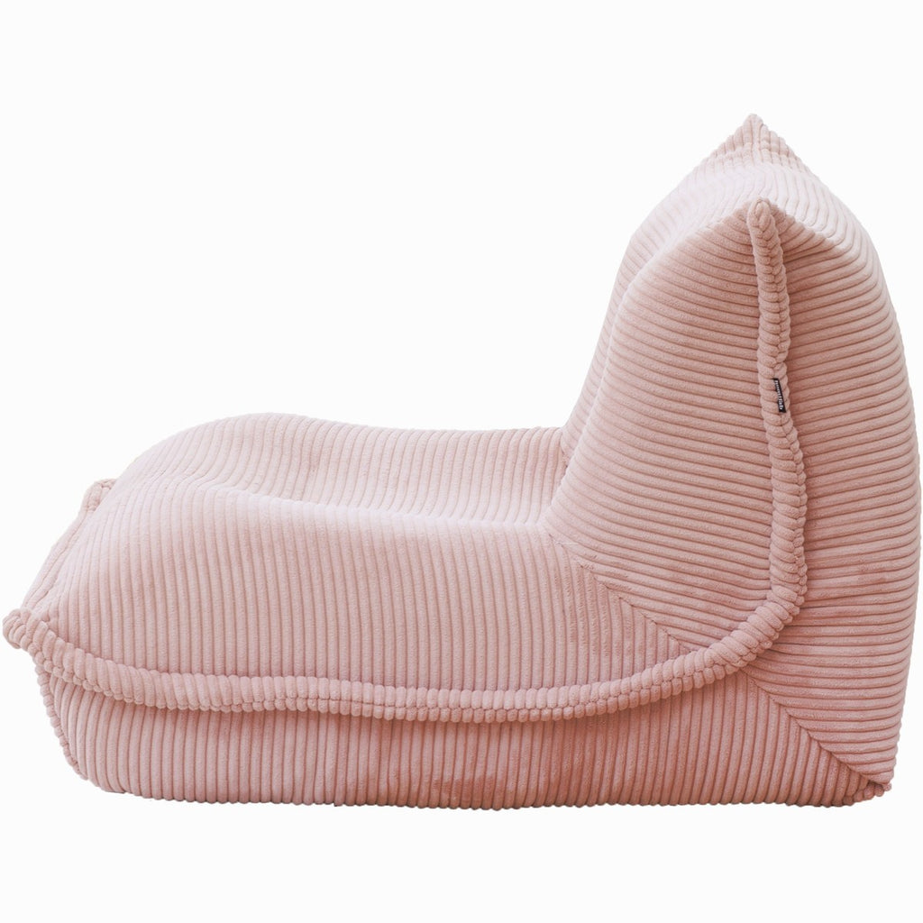 Solaise - Komprimeret Loungestol - Fløjl - Lys Rosa