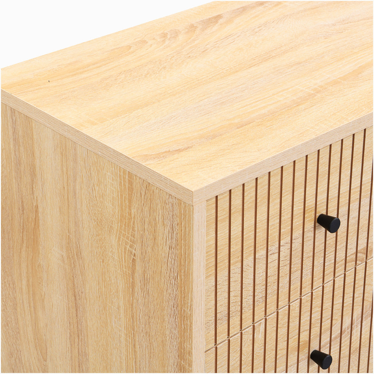 Talia - Commode 3 Tiroirs Effet 105 cm - Bois