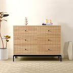 Talia - Commode 3 Tiroirs Effet 105 cm - Bois