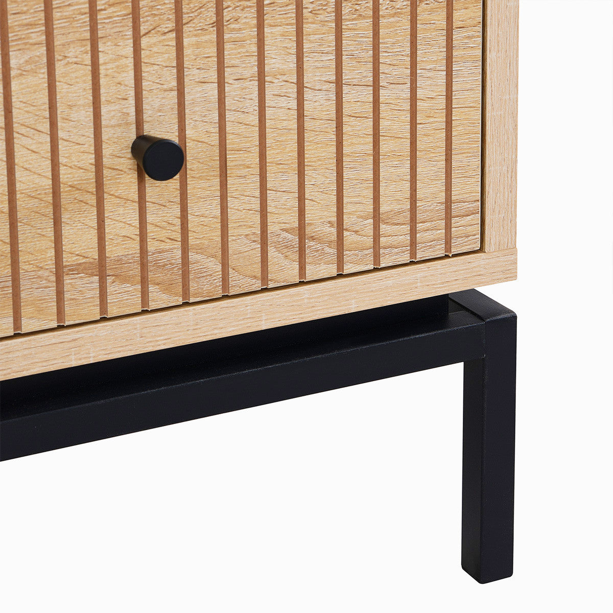 Talia - Table de Chevet 1 Tiroir Effet 40 cm - Bois