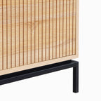 Talia - Meuble TV 2 Portes Effet 160 cm - Bois