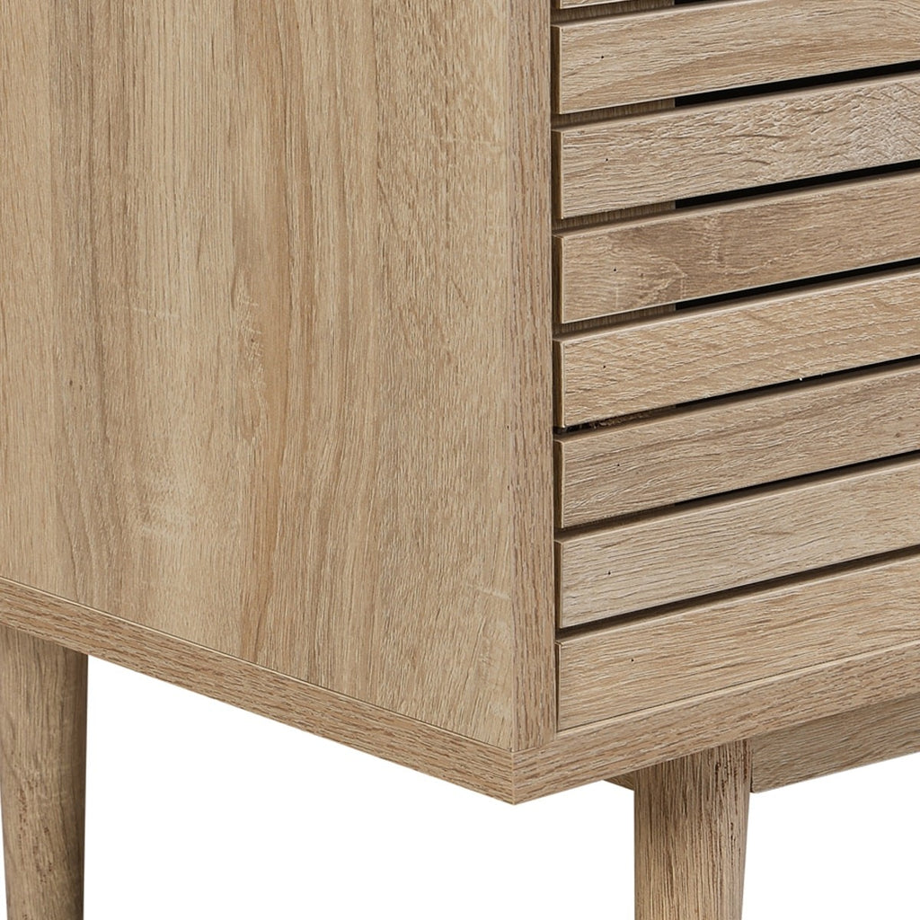 Tivoli - Buffet 3 Portes Couleur Chêne 160 cm - Bois
