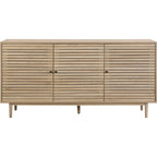 Tivoli - Buffet 3 Portes Couleur Chêne 160 cm - Bois