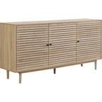 Tivoli - Buffet 3 Portes Couleur Chêne 160 cm - Bois