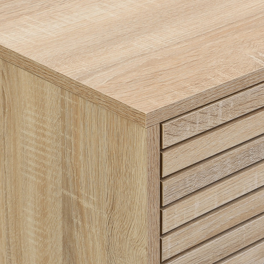 Tivoli - Buffet 3 Portes Couleur Chêne 160 cm - Bois