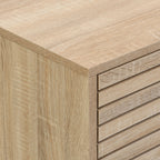 Tivoli - Buffet 3 Portes Couleur Chêne 160 cm - Bois