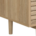 Tivoli - Meuble TV 2 Portes Couleur Chêne 160 cm - Bois