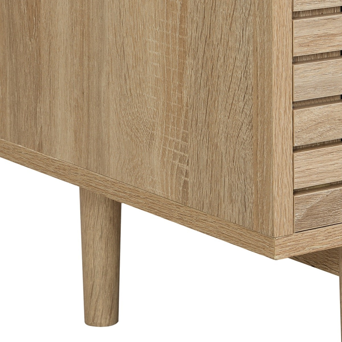 Tivoli - Meuble TV 2 Portes Couleur Chêne 160 cm - Bois