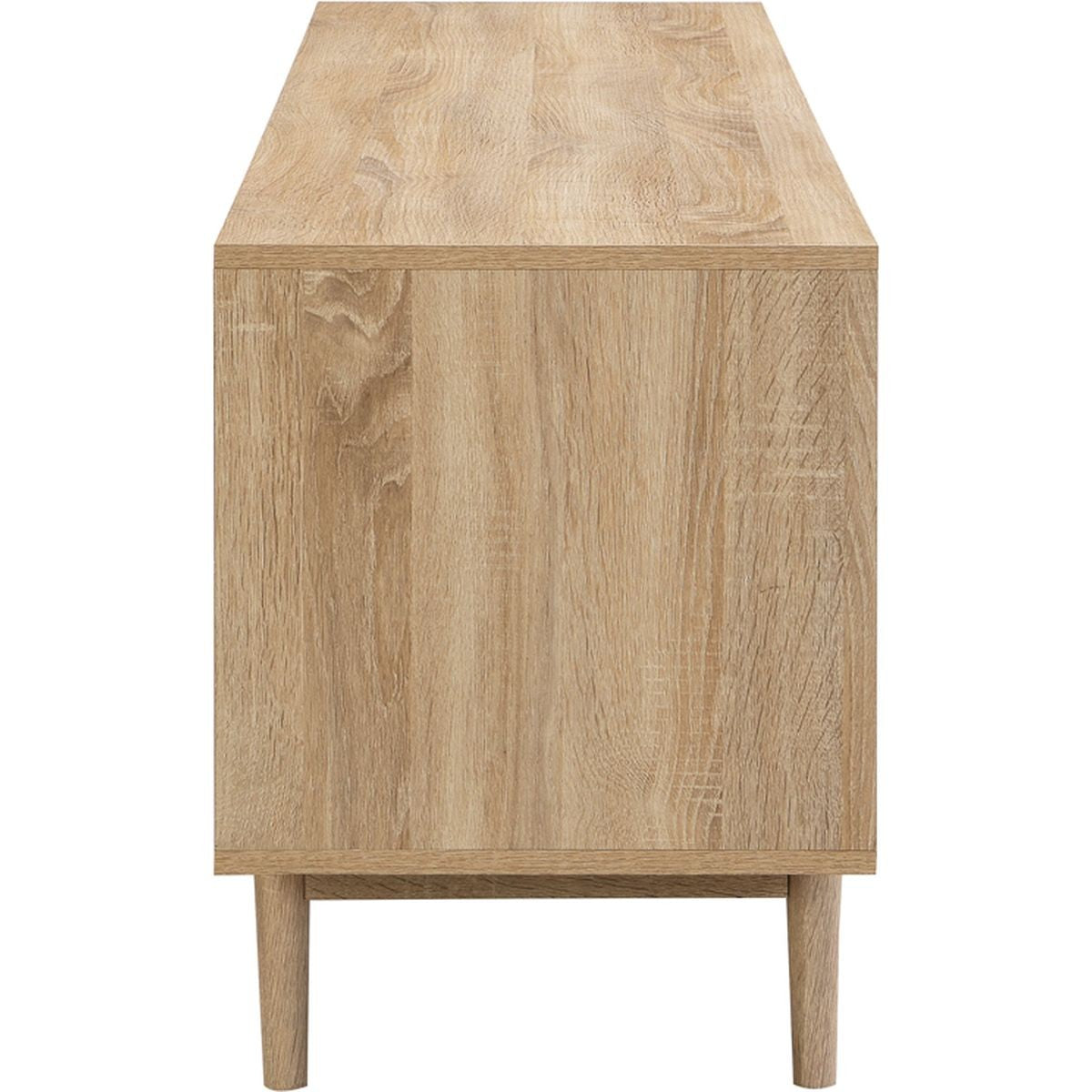 Tivoli - Meuble TV 2 Portes Couleur Chêne 160 cm - Bois