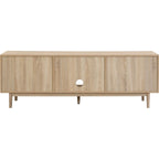 Tivoli - Meuble TV 2 Portes Couleur Chêne 160 cm - Bois