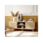 Tivoli - Meuble TV 2 Portes Couleur Chêne 160 cm - Bois