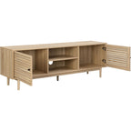 Tivoli - Meuble TV 2 Portes Couleur Chêne 160 cm - Bois