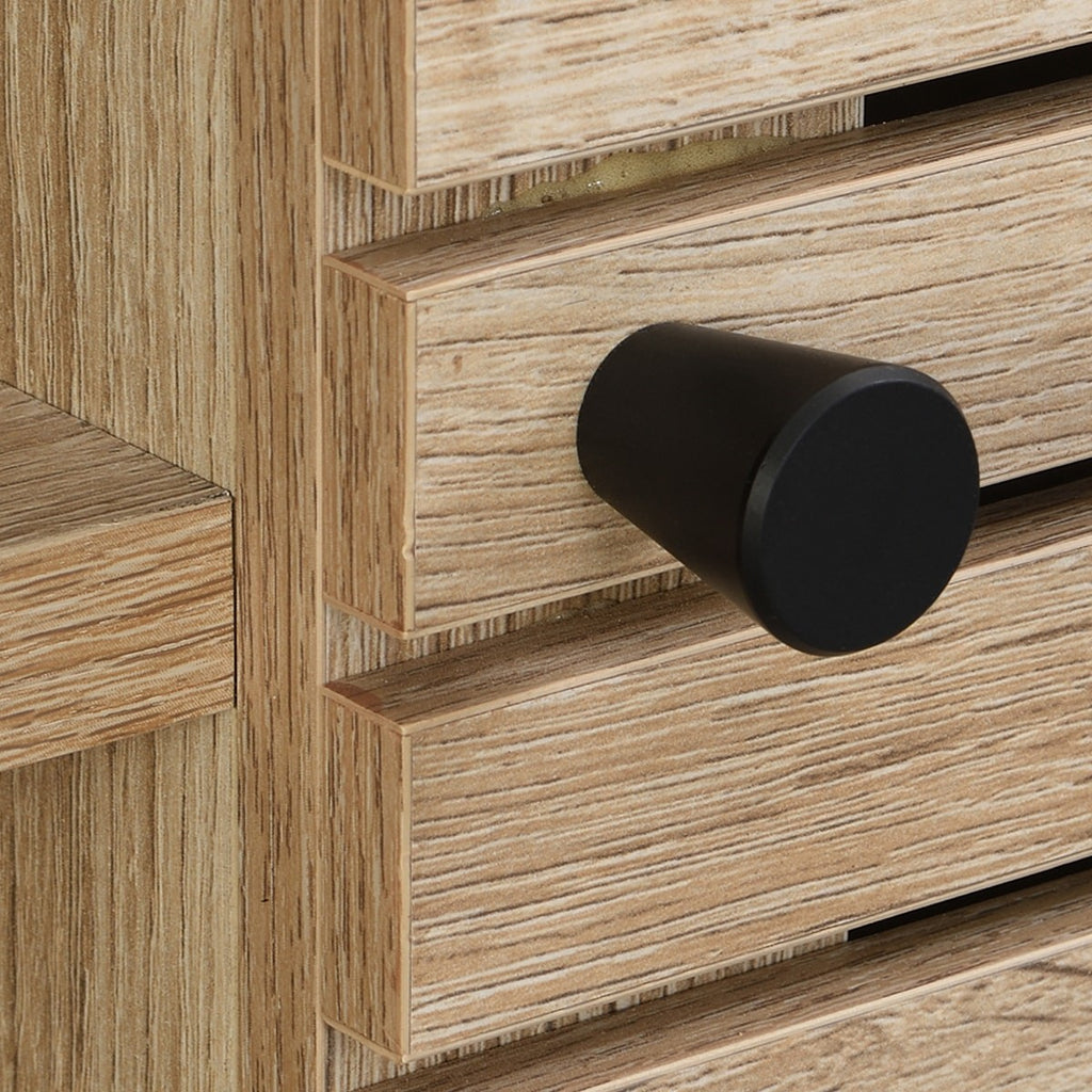 Tivoli - Meuble TV 2 Portes Couleur Chêne 160 cm - Bois