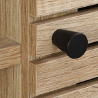 Tivoli - Meuble TV 2 Portes Couleur Chêne 160 cm - Bois
