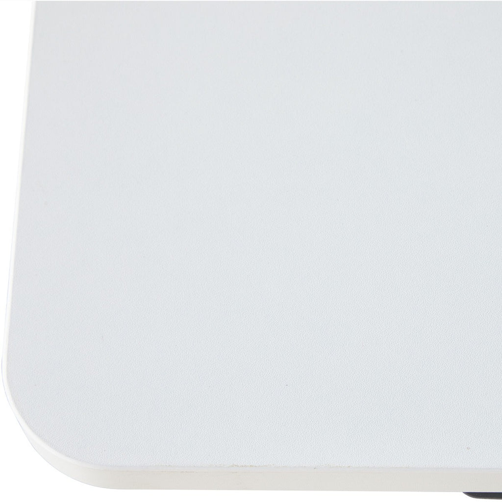 Up&Down - Bureau Assis-Debout Électrique Réglable 72-120 cm avec Ports USB - Blanc