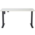 Up&Down - Bureau Assis-Debout Électrique Réglable 72-120 cm avec Ports USB - Blanc
